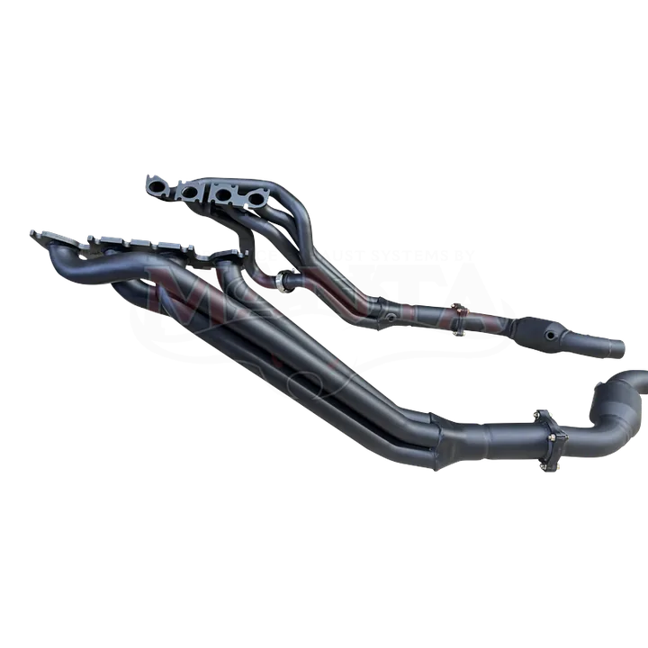 Mustang 5.0L V8 FM, FN, FO, 1 7/8" Extractors And Cats, To Bolt To Factory Exhaust System product image