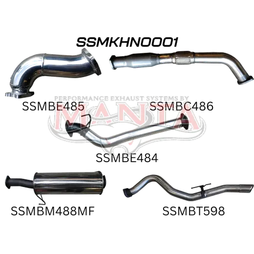 Holden Colorado RC 3.0L 08 - 10 LWB WITH CAT & WITH MUFFLER product image