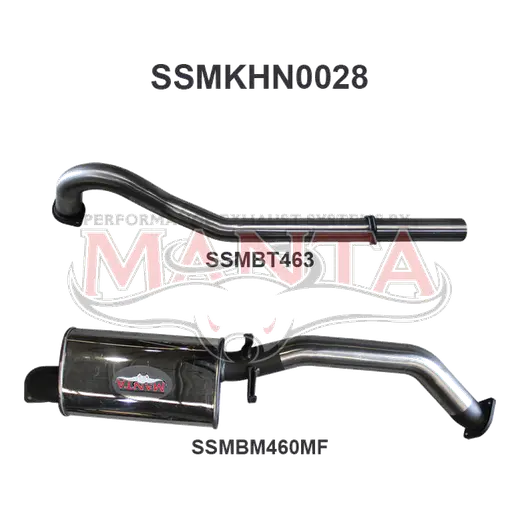 Holden Commodore VL Commodore 3.0L 6 Cylinder 3in Catback Muffler/Tailpipe product image