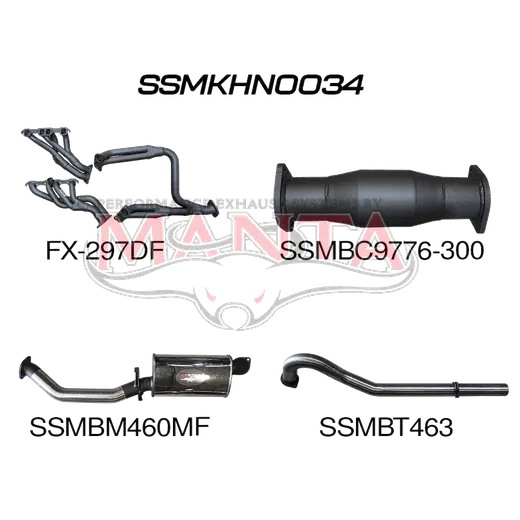 Holden Commodore VL Commodore V8 3in With Extractors Muffler/Tailpipe product image