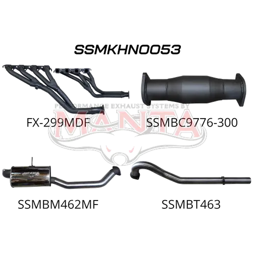 Holden Commodore VN VP VR VS Sedan 5.0L Manual V8 3in With Extractors Tailpipe product image