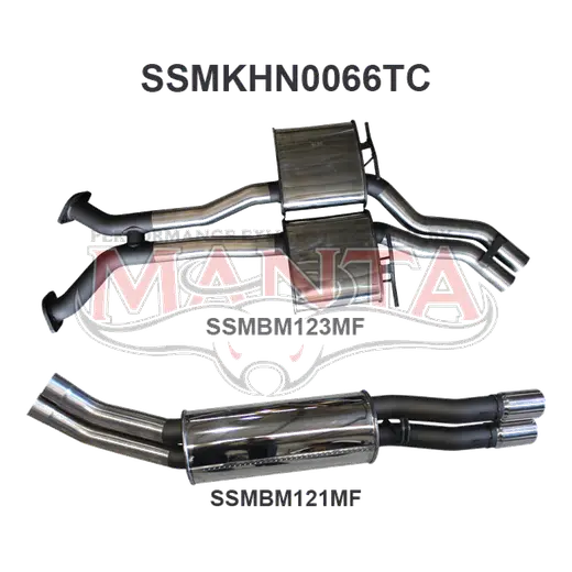 Holden Commodore VP VR VS Sedan 5L V8 IRS 2.5in Catback Muffler product image