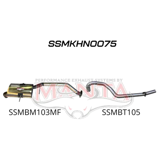 Holden Commodore VG VP VR V6 Ute 2.5in Catback Muffler/Tailpipe product image