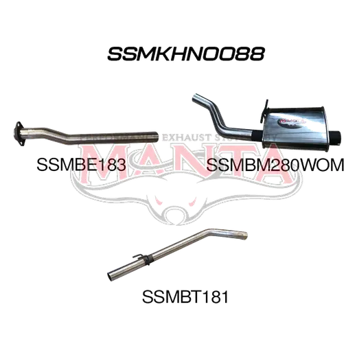 Holden Commodore VT VU VX VY V6 SDN Ute Wagon 2.5in CB Tailpipe product image