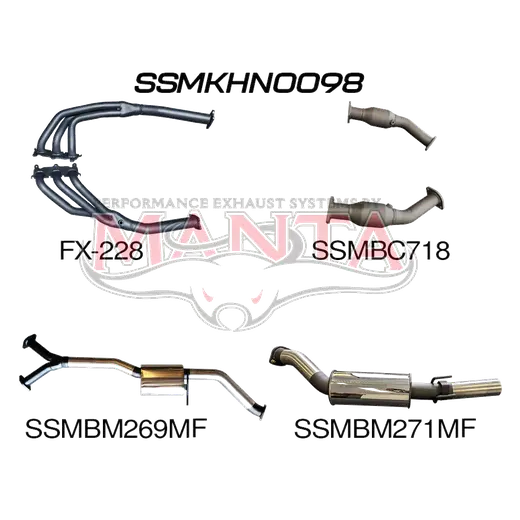 Holden Commodore VZ V6 Ute Wagon 3in With Extractors Muffler/Muffler product image