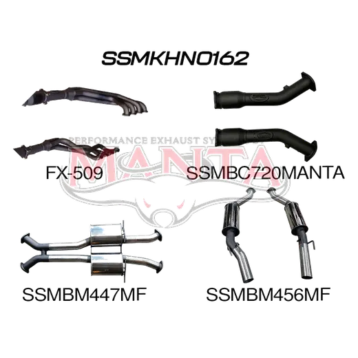 HSV VZ Gto Monaro 3in Dual With 1 7/8 in Extractors Muffler/Muffler product image