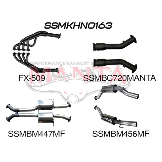 HSV VZ Gto Monaro 3in Dual With 1 7/8 in Extractors Hotdog/Muffler product image