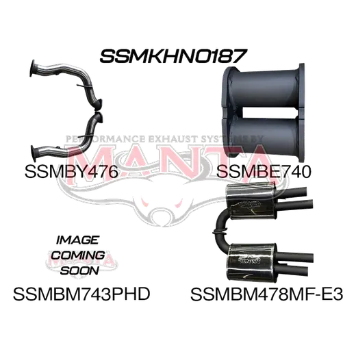 HSV VE E3 Sedan Wagon 3in Catback Hotdog/Muffler product image