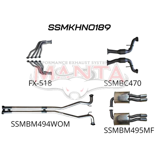 Holden Commodore VE Ute & Maloo 2.5in With Extractors Hotdog/Muffler product image