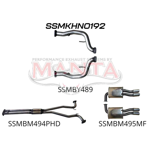 Holden Commodore VE Ute & Maloo 2.5in Catback Hotdog/Muffler product image