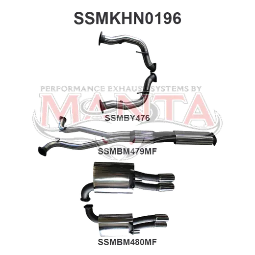 Holden Commodore VE Ute & Maloo V8 3in Catback Muffler/Muffler product image