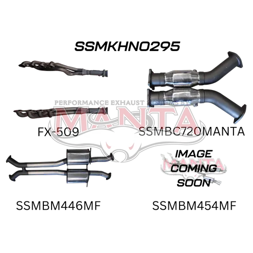 Holden WH Statesman V8 3in Dual With 1 7/8 in Extractors Muffler/Muffler product image