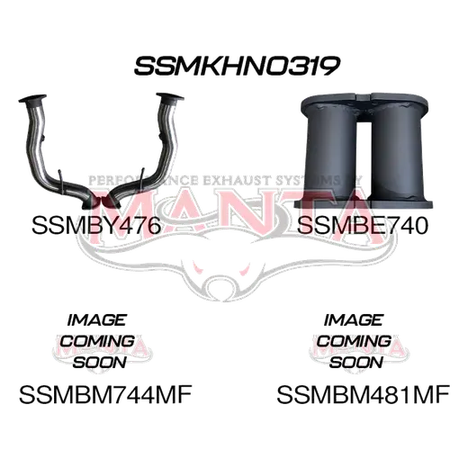 Holden WM/WN Statesman Caprice 3in Dual Catback Muffler/Muffler product image