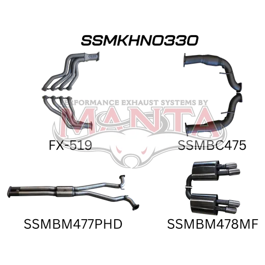 Holden Commodore VF V8 Sedan Wagon 3in With 1 7/8 in Extractors Hotdog/Muffler product image
