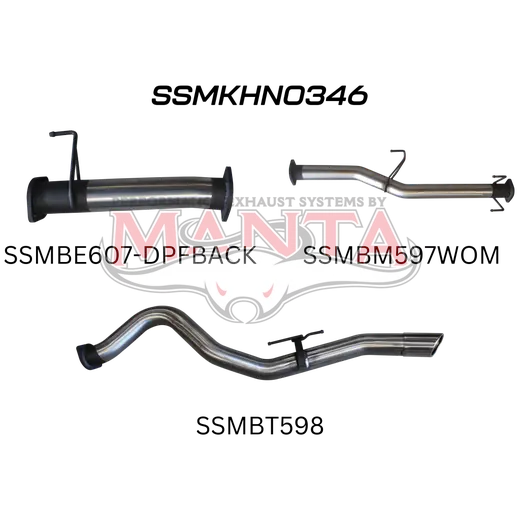 Holden Colorado UTE RG 2.8L DPF BACK product image