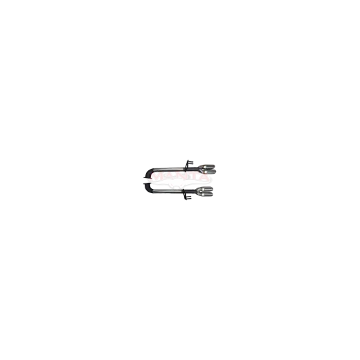 Holden Commodore VE SS & Maloo Ute V8 6.0L 2.5in Dual Rear Tail Pipes Axle Back Kit product image