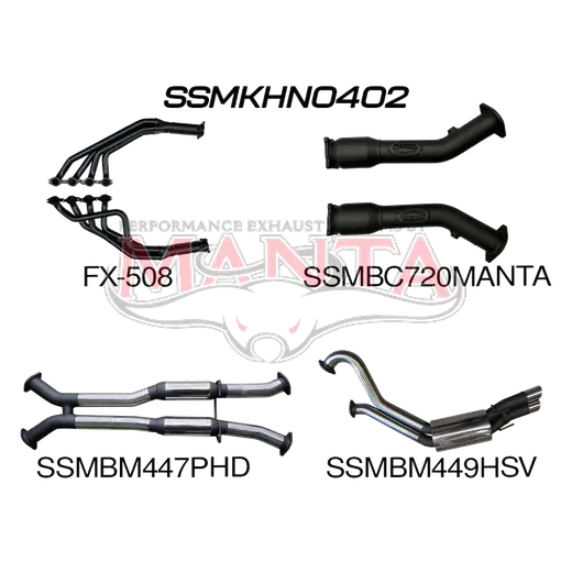 VY VZ V8 HSV Sedan 3in Dual With 1 3/4 in Extractors Hotdog/Muffler product image