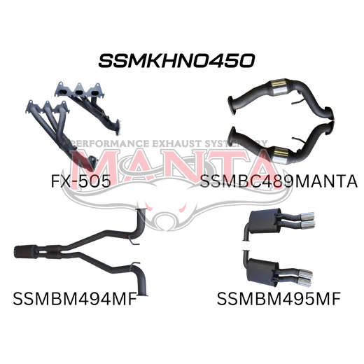 Holden Commodore VE & VF 3.6L Ute 2.5in With Extractors Muffler/Muffler product image