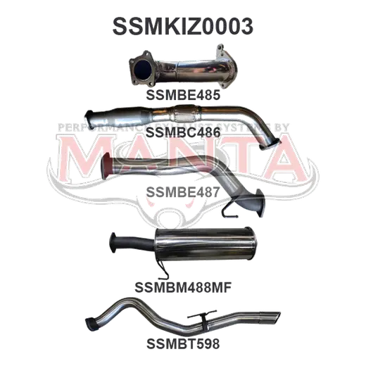 Isuzu DMAX 3.0L 08 - 10 SWB With Cat product image