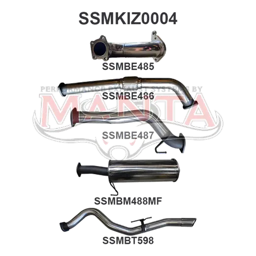 Isuzu DMAX 3.0L 08 - 10 SWB Without Cat product image