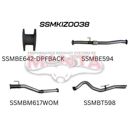 Isuzu D-Max 2021 ON 1.9L DPF BACK product image