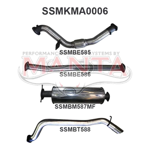 Mazda BT50 B32P 3.2L Without Cat product image