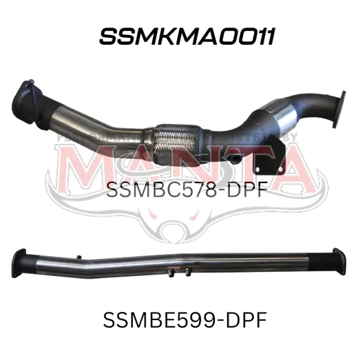 Mazda BT50 3.2L DPF Replacement Only With Cat, 2016-Sept 2020 product image