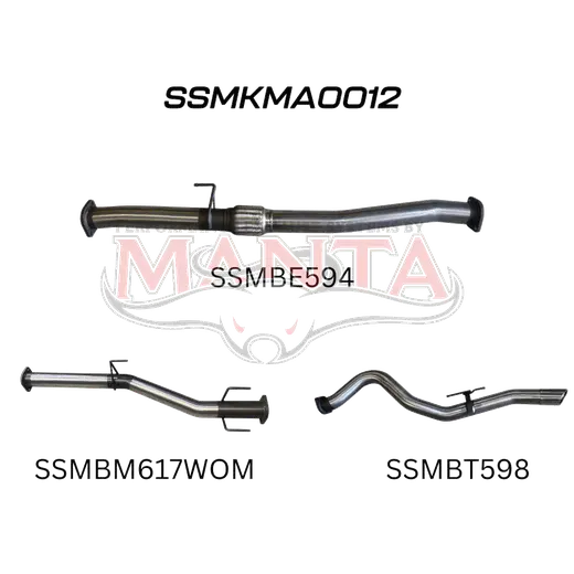 Mazda BT50 2020 ON 3.0L DPF BACK product image