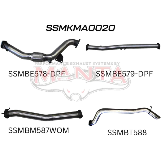 Mazda BT50  DPF 3.2L WITHOUT CAT & WITHOUT MUFFLER product image
