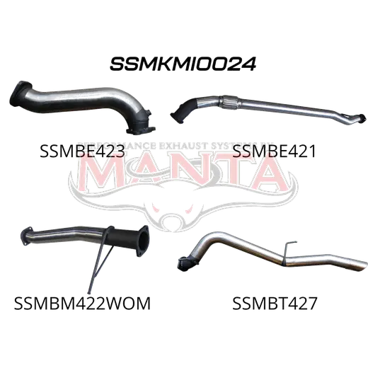 Mitsubishi Triton MN Manual 4X4 2.5L CRD Without Cat & Muffler product image