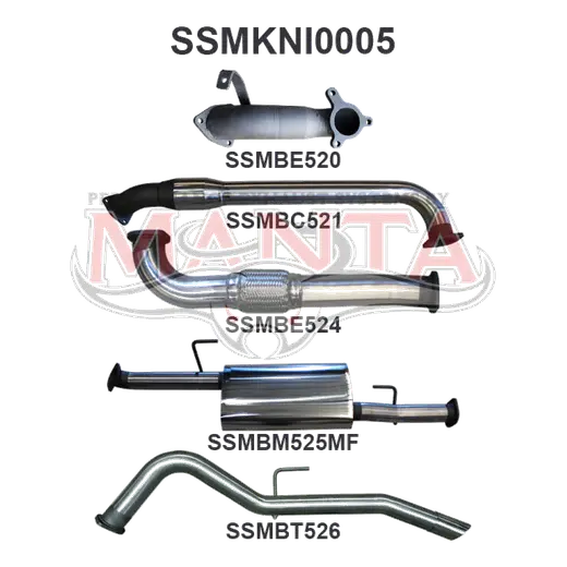 Nissan Navara D40 2.5L MAN 05 - 07 With Cat, R TailP product image