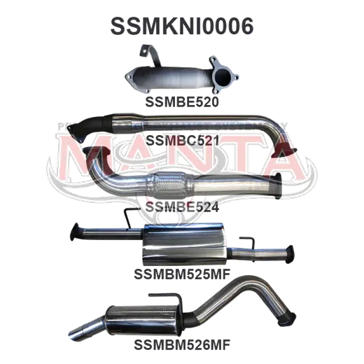 Nissan Navara D40 2.5L MAN 05 - 07 With Cat, R MUFF product image