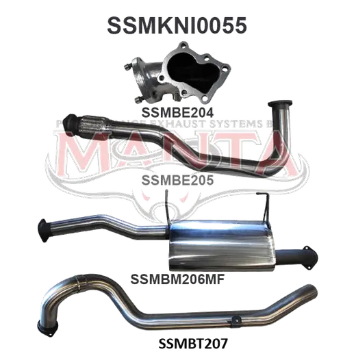 Nissan Patrol GU TD4.2 Wagon With Centre Muffler & Tail product image
