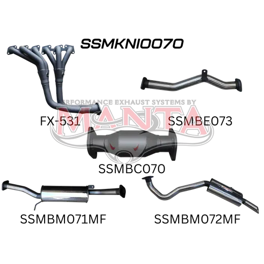 Nissan Patrol GU 4.8L Full System with Centre & Rear Muffler product image