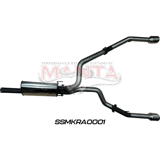 RAM DS 1500 5.7L V8 3in Single Into Twin, Cat Back Exhaust, With 5in Chrome Tips product image