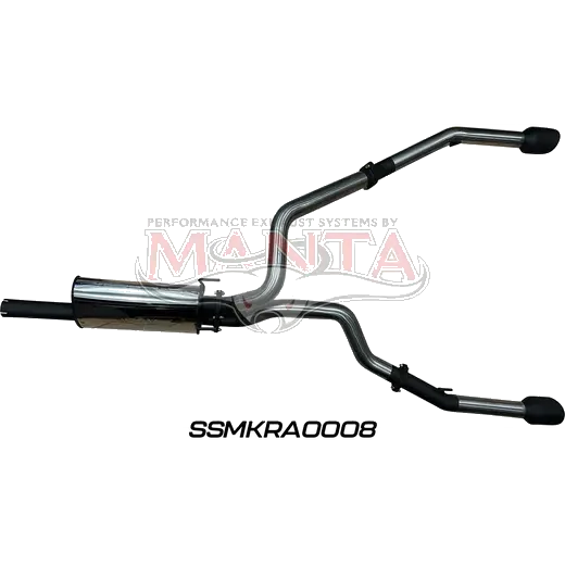 RAM DS 1500 5.7L V8 3in Single Into Twin, Cat Back Exhaust, With 5in Black Tips product image