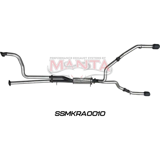 RAM TRX 6.2L V8 3in Twin Cat Back Exhaust With 5in Black Tips product image