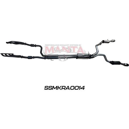 RAM DS 1500 5.7L V8 3in Twin Full Exhaust, Extractors, Cats, Incl Rear Mufflers With 5in Chrome Tips product image