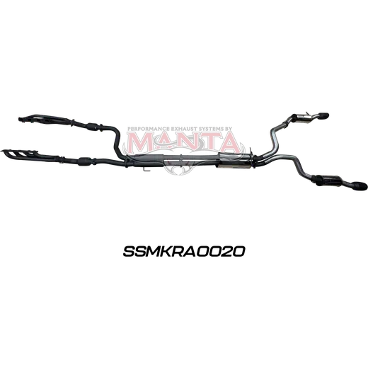 RAM DS 1500 5.7L V8 3in Twin Full Exhaust, Extractors and Cats, Incl Rear Mufflers 5in Black Tips product image