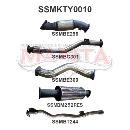 Toyota Landcruiser VDJ79 V8 D/Cab Ute 3in With Cat & MUFF product image
