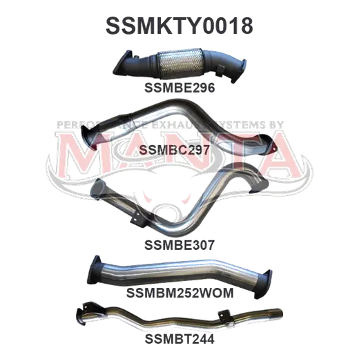 Toyota Landcruiser VDJ78 V8 Troop Carrier 3in With Cat & WOM product image
