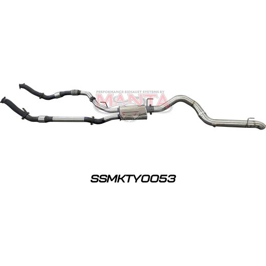 Toyota Landcruiser VDJ200 3in Dual With Cat & Muffler, 4in Exit product image