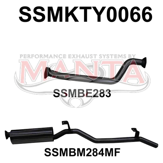 Landcruiser FJ75, HJ75, 4.0L 3F, 2H, Engine, Troopy & Ute, 2.5in With Muffler Off OEM Engine Pipe product image