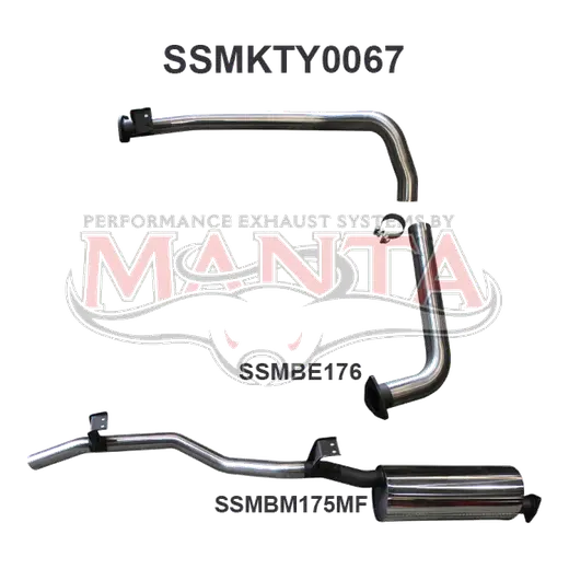 Toyota Landcruiser HZJ75, 78 2.5in off Extractors product image
