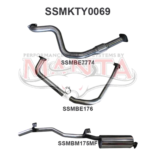 Toyota HZJ75, 78 Landcruiser 2.5in off Manifold product image