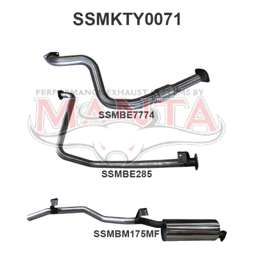 Toyota Landcruiser HZJ79 2.5in off Manifold product image
