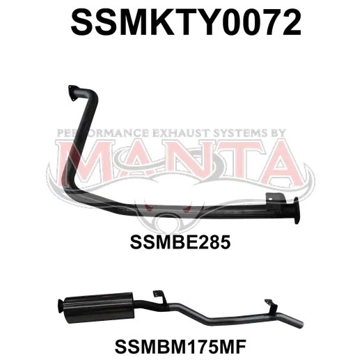 Toyota Landcruiser HZJ79 2.5in off Extractors product image