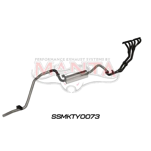 Landcruiser FZJ80 4.5L, Mandrel Bent Extractors With Flex & 2.5in Full System product image
