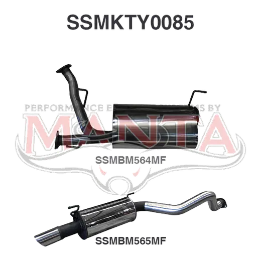 Toyota Landcruiser UZJ200 4.7L V8 CatBack 3in Including Single 3¼in SS Tip product image