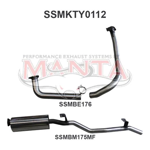 Toyota Landcruiser FZJ75, 78 2.5in off Extractors product image